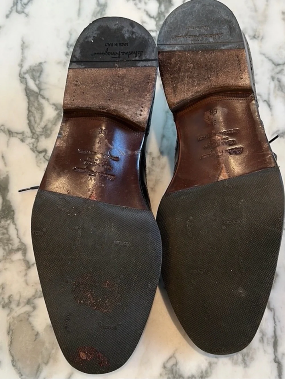 Salvatore Ferragamo Handmade Special Edition Tramezza Burgendy